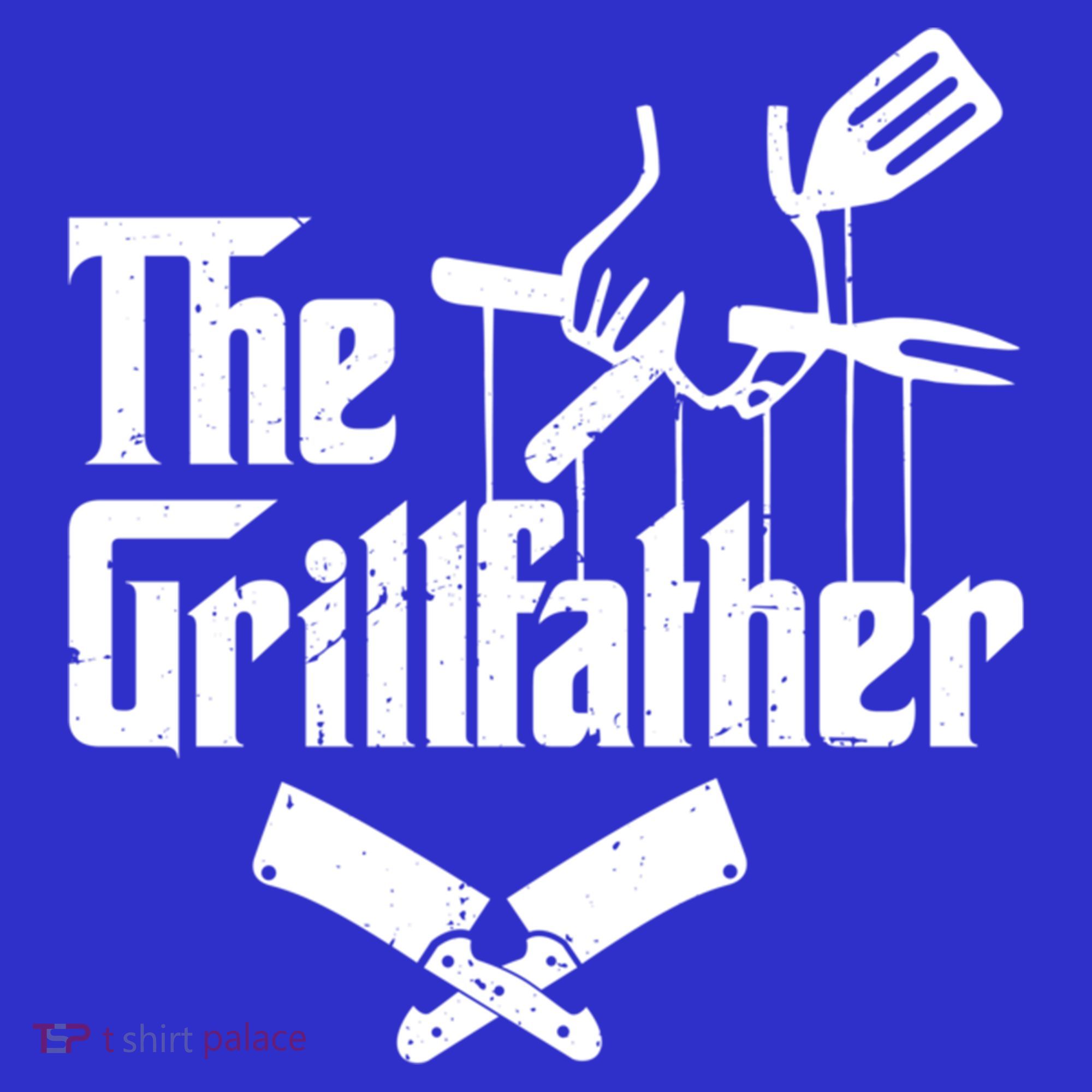 The Grillfather Funny Grill Master Bbq Gift Button