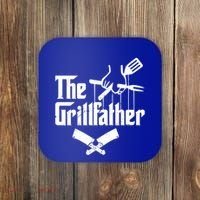 The Grillfather Funny Grill Master Bbq Gift Coaster thumb 0