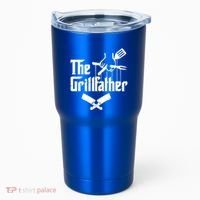 The Grillfather Funny Grill Master Bbq Gift Tumbler thumb 0