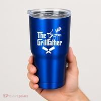 The Grillfather Funny Grill Master Bbq Gift Tumbler thumb 2