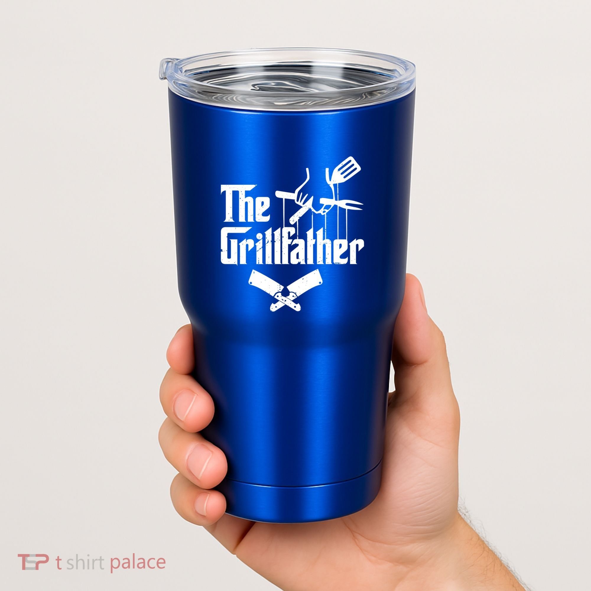 The Grillfather Funny Grill Master Bbq Gift Tumbler