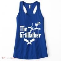 The Grillfather Funny Grill Master Bbq Gift Women's Tank Top thumb 0