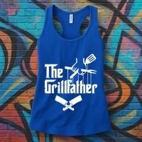 The Grillfather Funny Grill Master Bbq Gift Women's Tank Top thumb 3