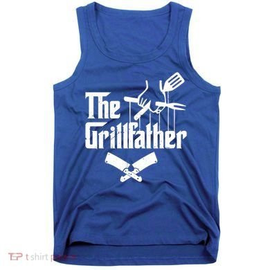 The Grillfather Funny Grill Master Bbq Gift Tank Top