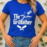The Grillfather Funny Grill Master Bbq Gift Women's T-Shirt thumb 2