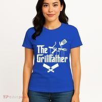The Grillfather Funny Grill Master Bbq Gift Women's T-Shirt thumb 4