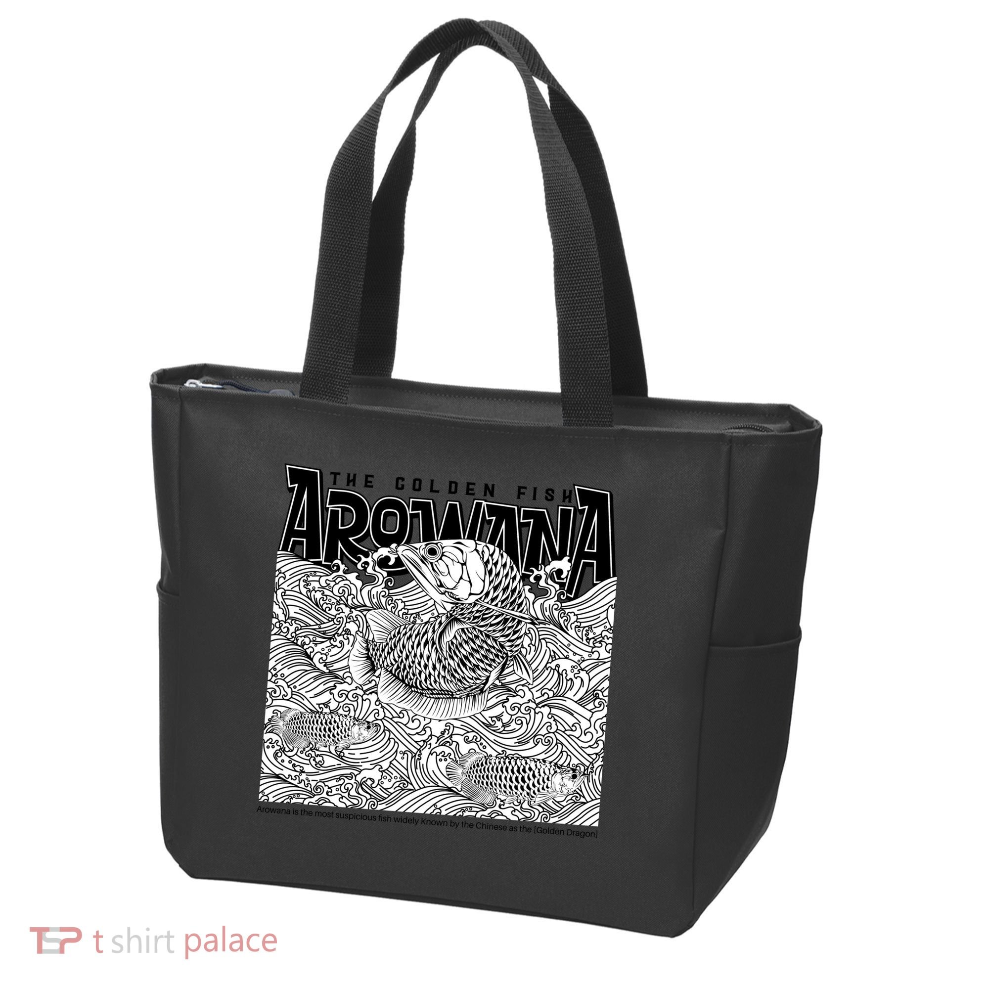 The Golden Fish Arowana Tote Bag