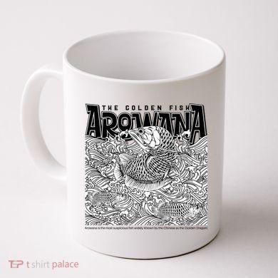 The Golden Fish Arowana Coffee Mug