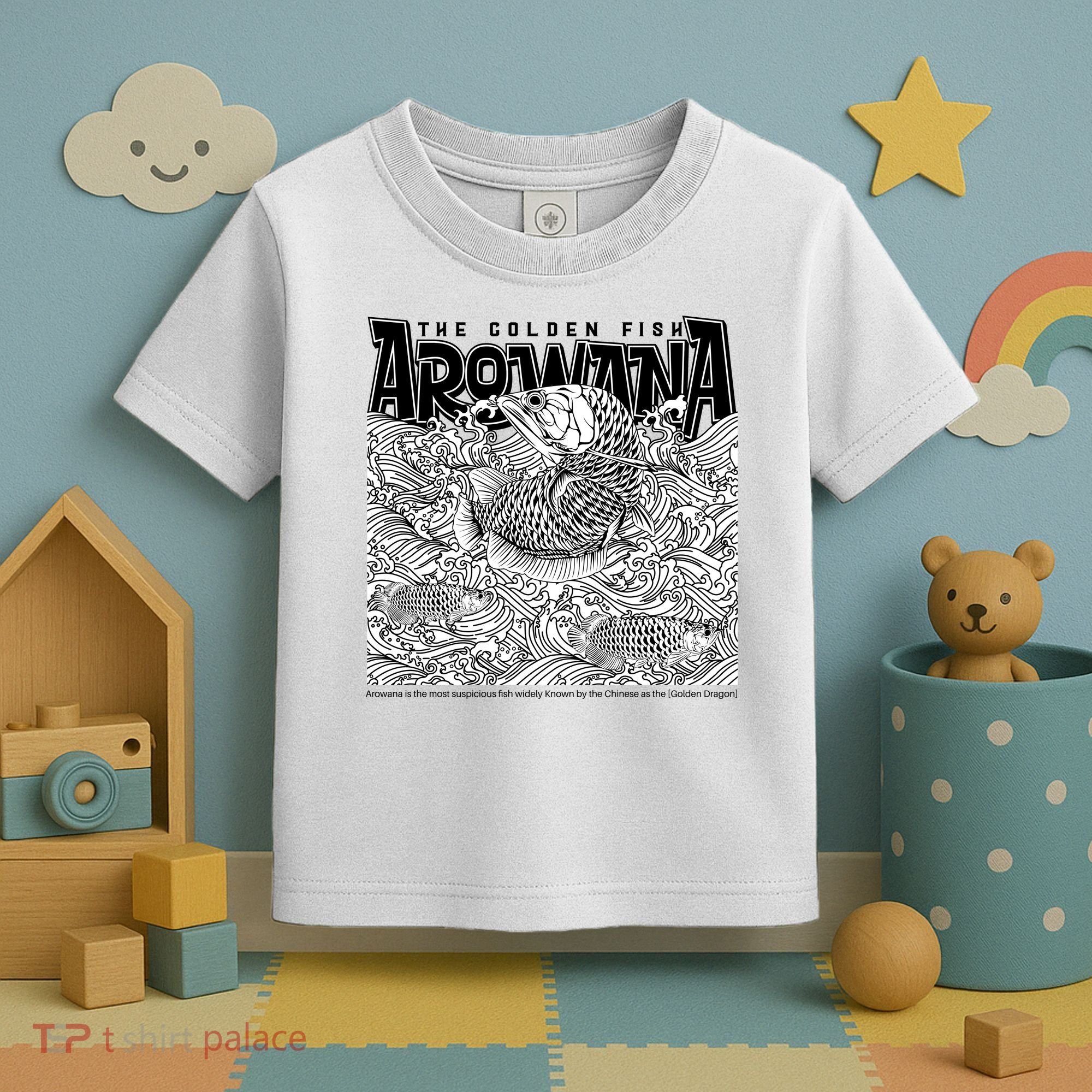 The Golden Fish Arowana Toddler T-Shirt