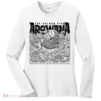 The Golden Fish Arowana Women's Long Sleeve Shirt