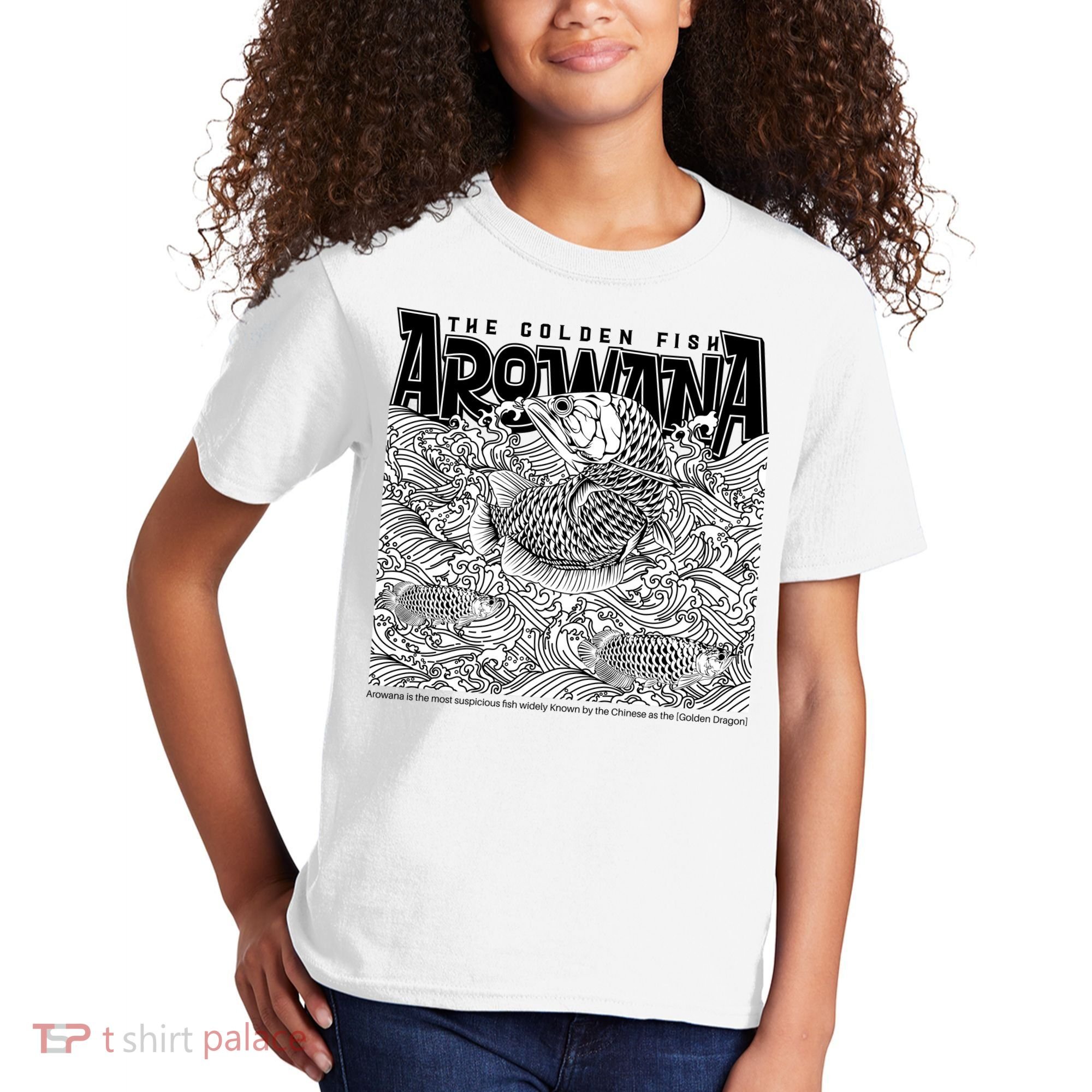 The Golden Fish Arowana Kids T-Shirt