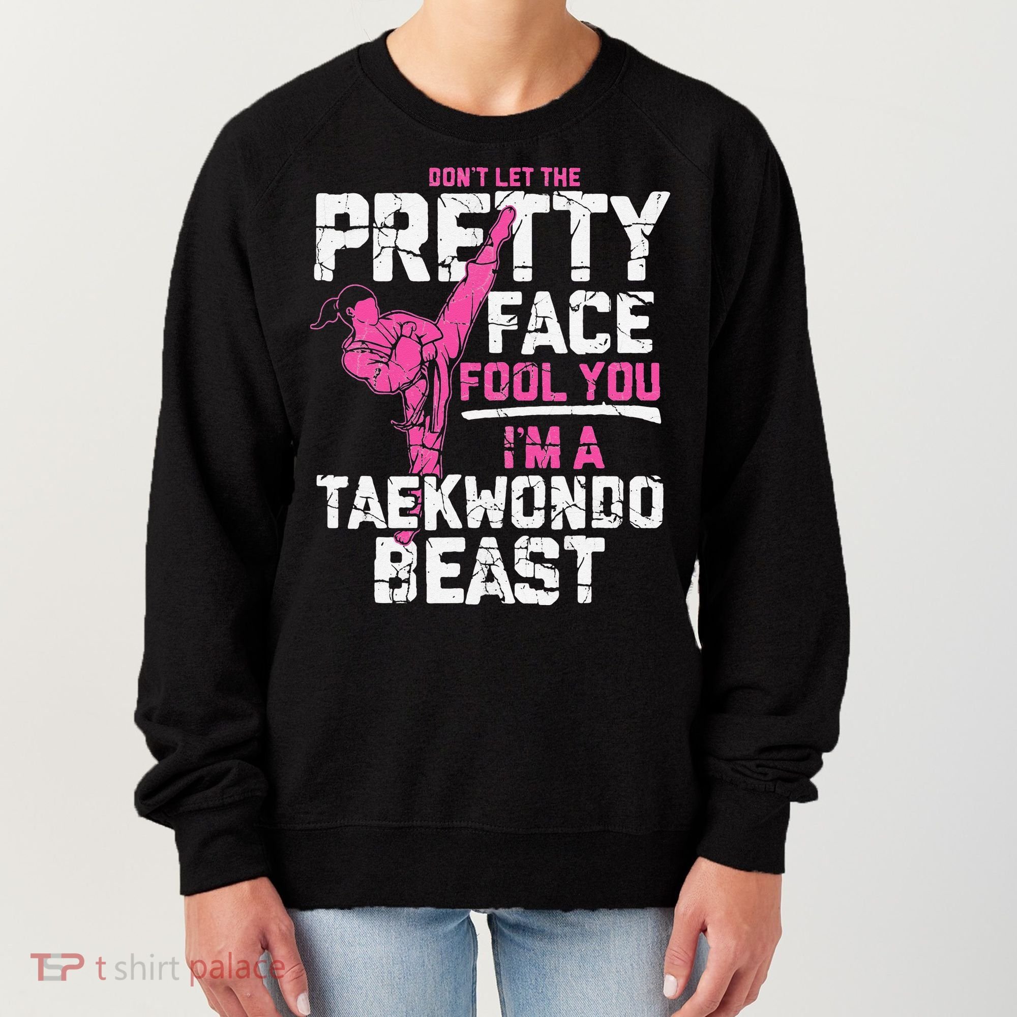 Taekwondo Gifts for Adults TKD Women's Sweatshirt