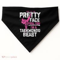 Taekwondo Gifts for Adults TKD USA-Made Doggie Bandana thumb 0