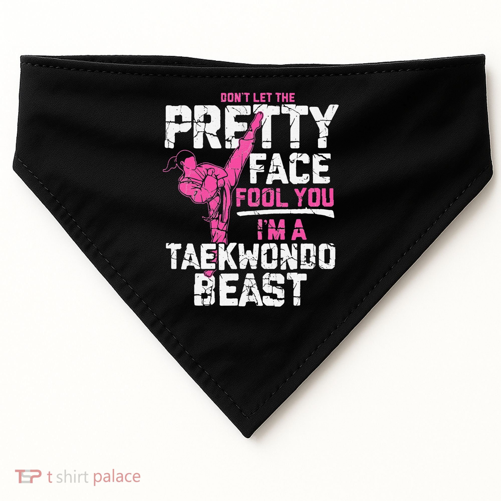 Taekwondo Gifts for Adults TKD USA-Made Doggie Bandana