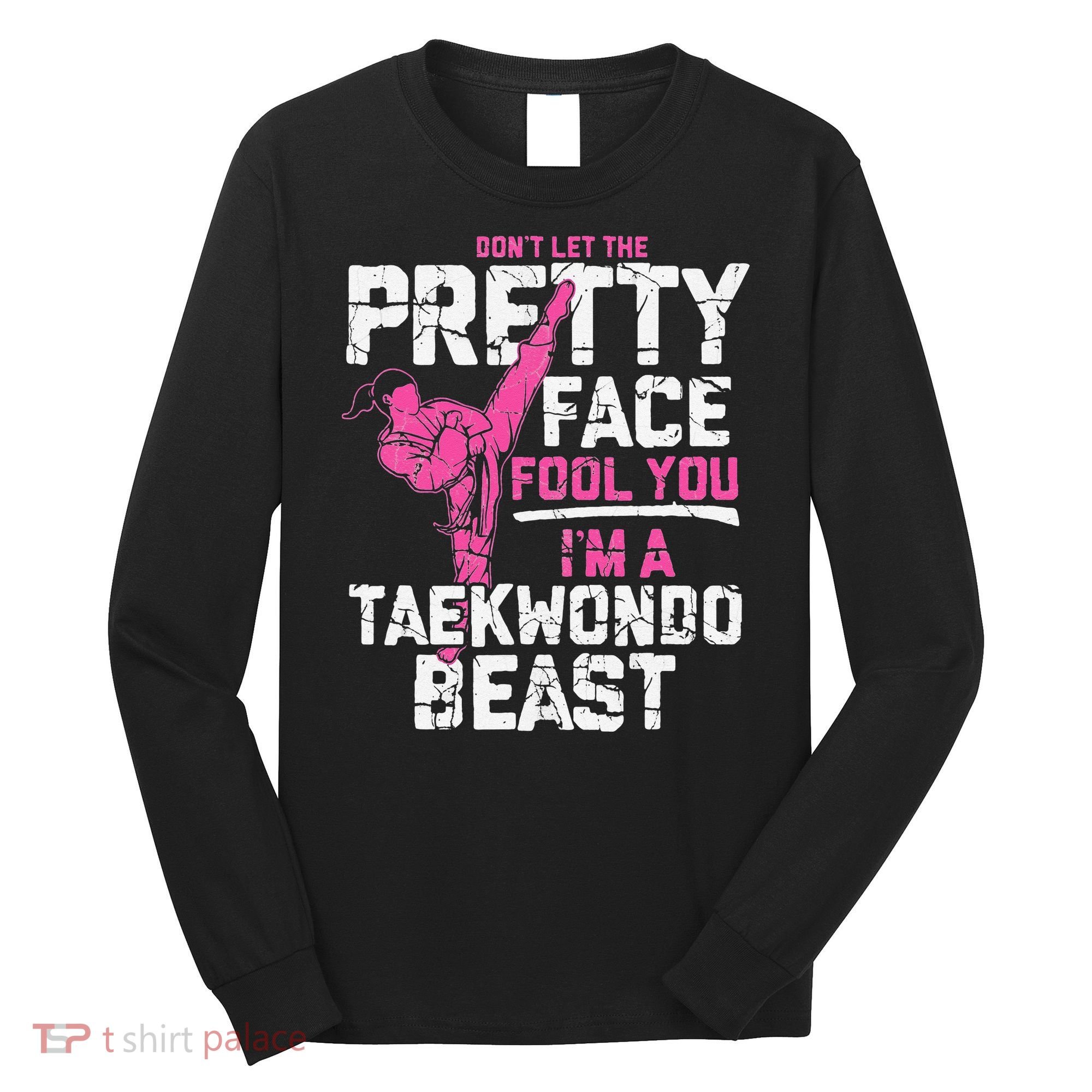Taekwondo Gifts for Adults TKD Long Sleeve Shirt