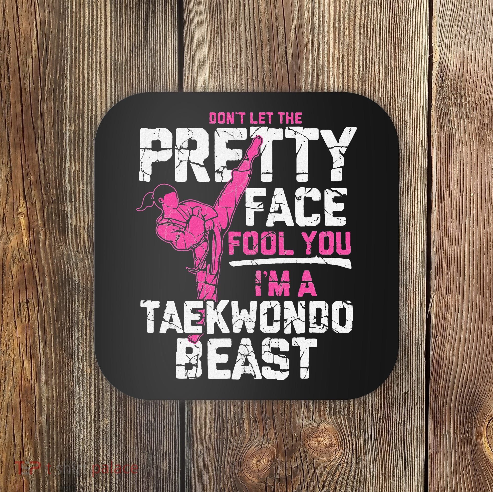 Taekwondo Gifts for Adults TKD Coaster
