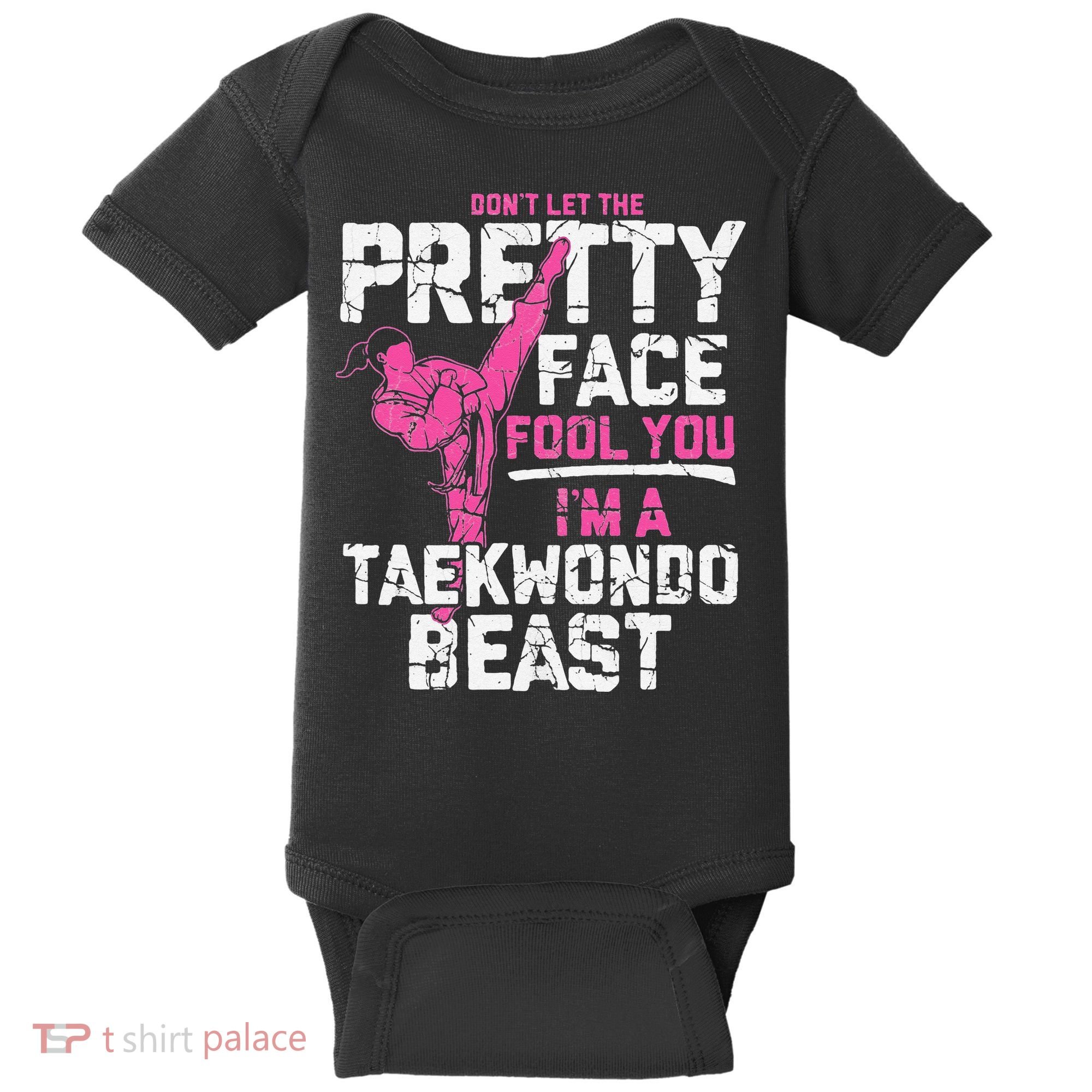 Taekwondo Gifts for Adults TKD Baby Bodysuit