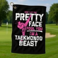 Taekwondo Gifts for Adults TKD Golf Towel thumb 1