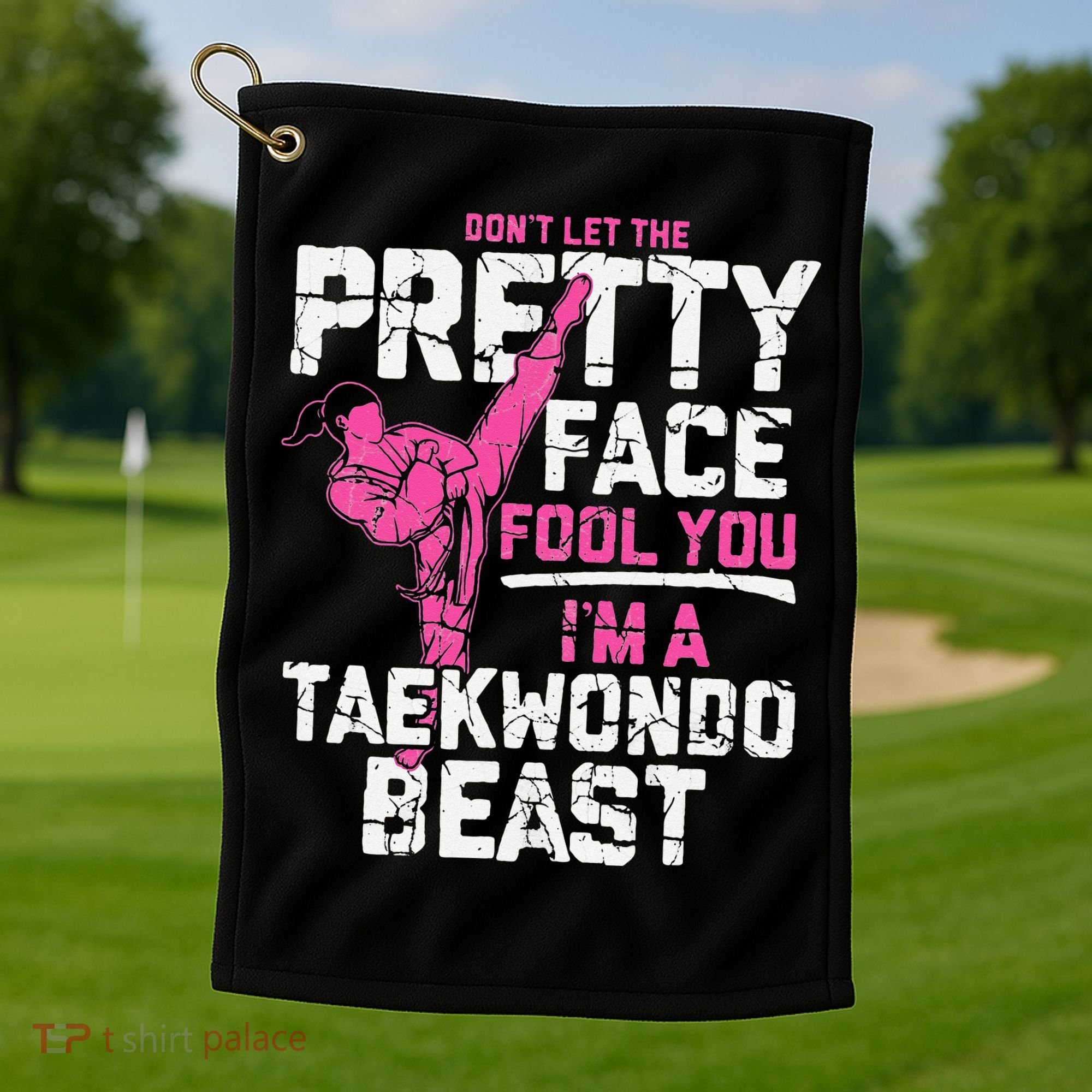 Taekwondo Gifts for Adults TKD Golf Towel