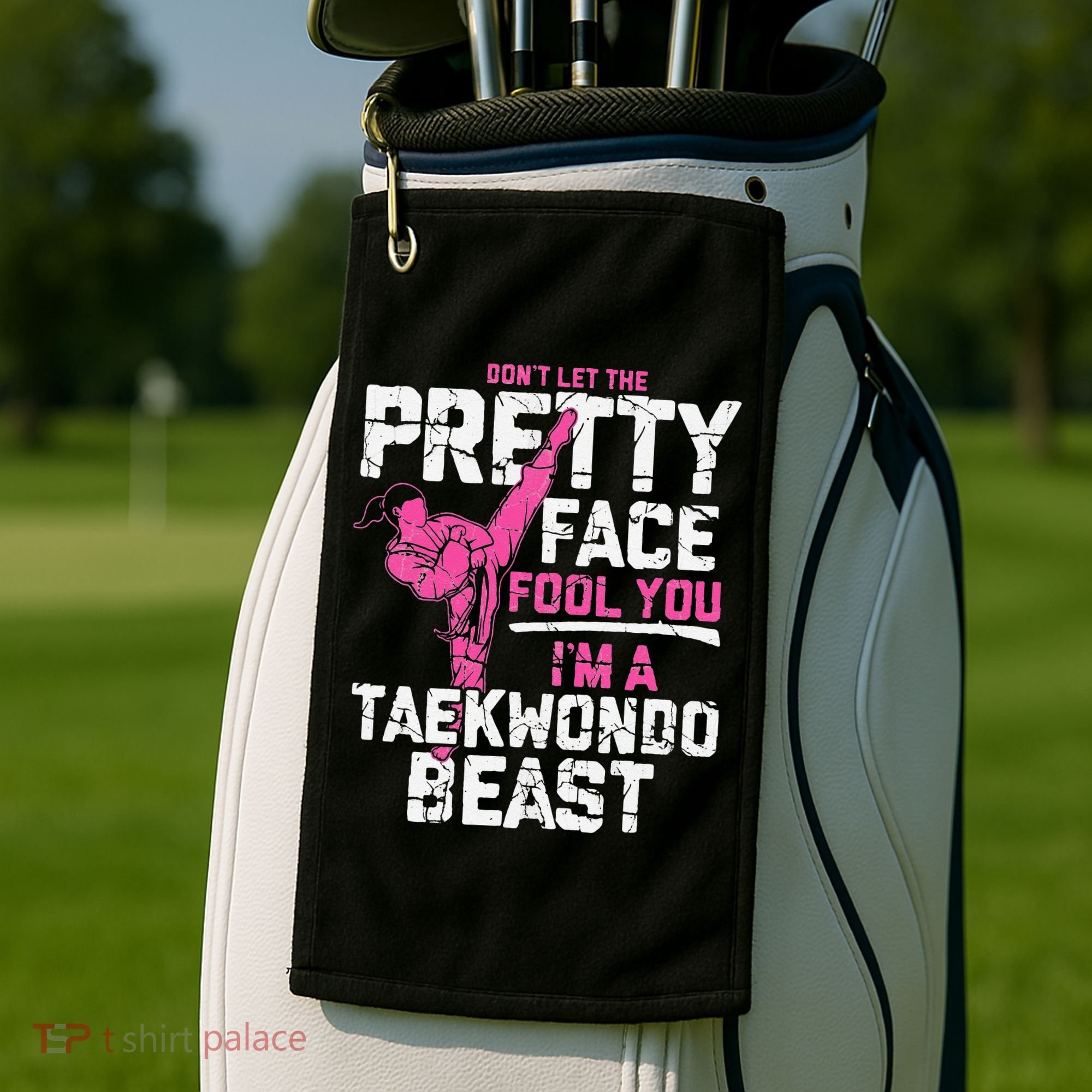 Taekwondo Gifts for Adults TKD Golf Towel