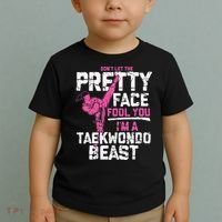 Taekwondo Gifts for Adults TKD Toddler T-Shirt thumb 2