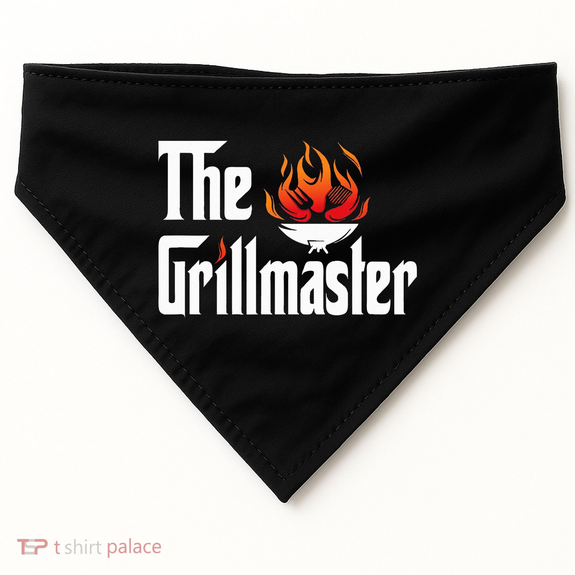 The Grilling Father The Grillmaster USA-Made Doggie Bandana