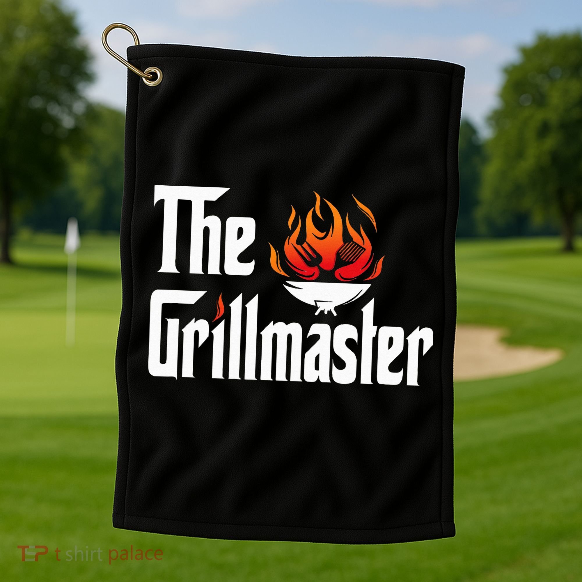 The Grilling Father The Grillmaster Golf Towel