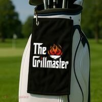 The Grilling Father The Grillmaster Golf Towel thumb 2
