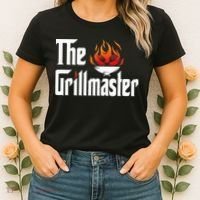 The Grilling Father The Grillmaster Women's T-Shirt thumb 2