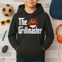 The Grilling Father The Grillmaster Kids Hoodie thumb 2