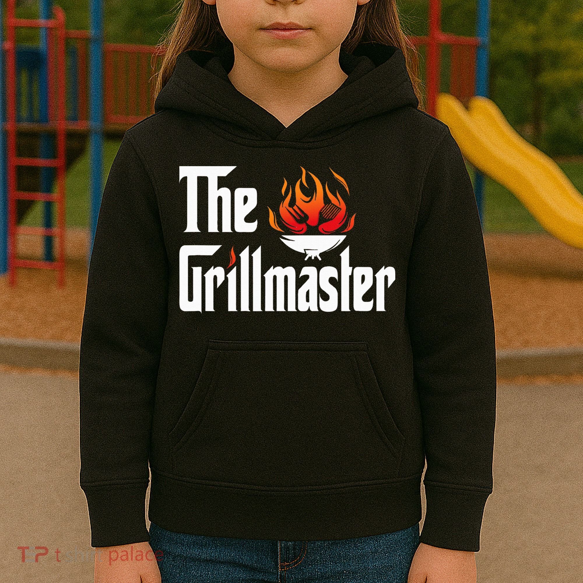 The Grilling Father The Grillmaster Kids Hoodie