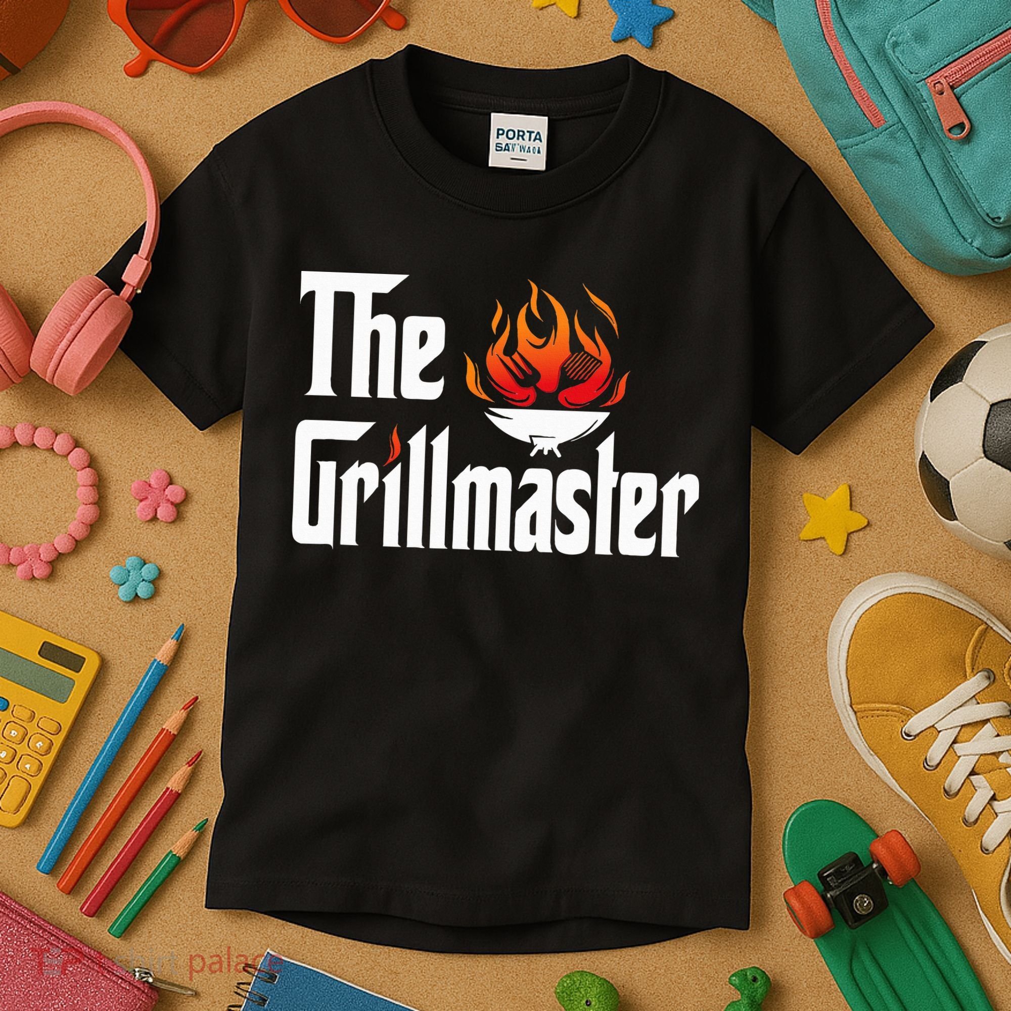The Grilling Father The Grillmaster Kids T-Shirt