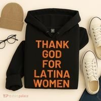 Thank God For Latina Hoodie thumb 4
