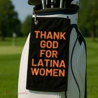 Thank God For Latina Golf Towel thumb 2