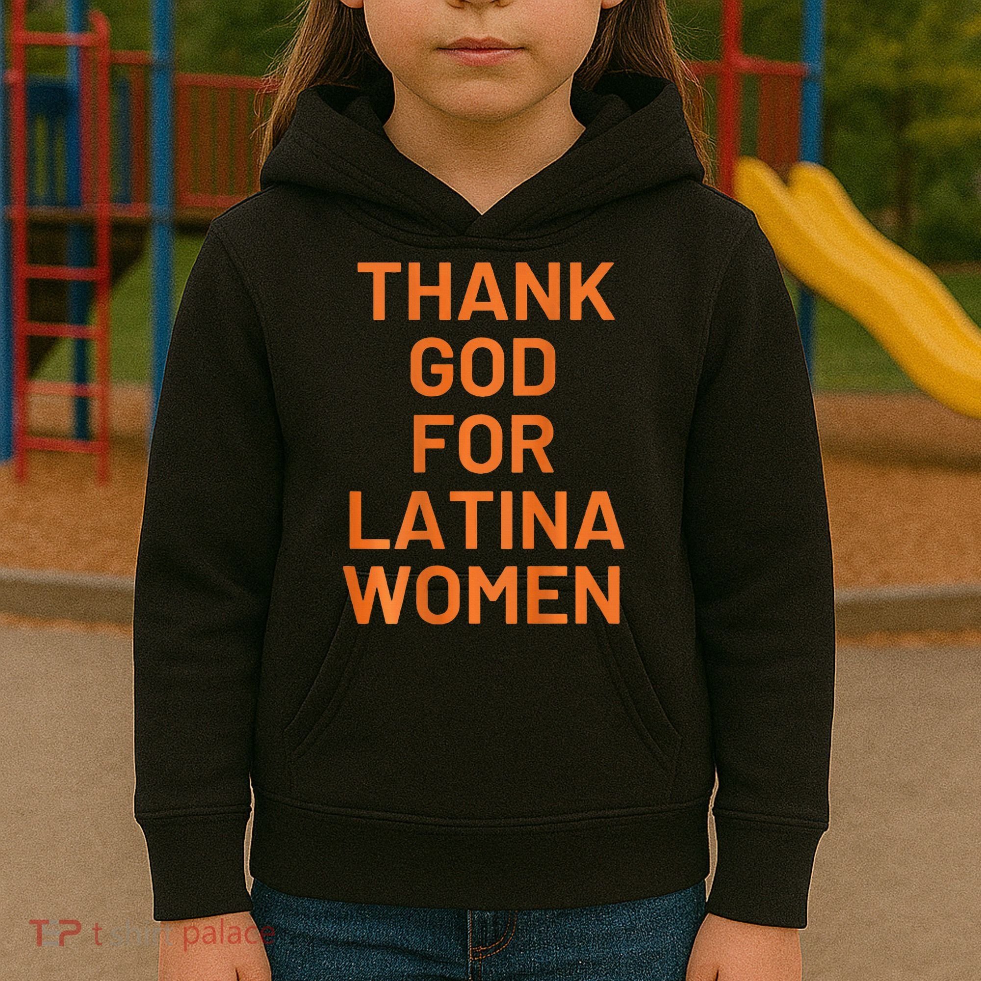 Thank God For Latina Kids Hoodie
