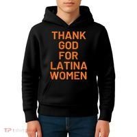 Thank God For Latina Kids Hoodie thumb 4