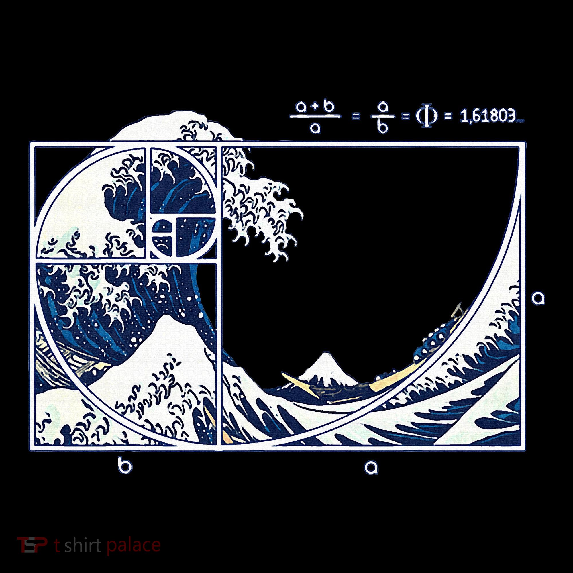 The Great Fibonaccis Waves Mousepad