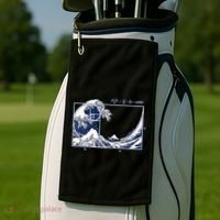 The Great Fibonaccis Waves Golf Towel thumb 2