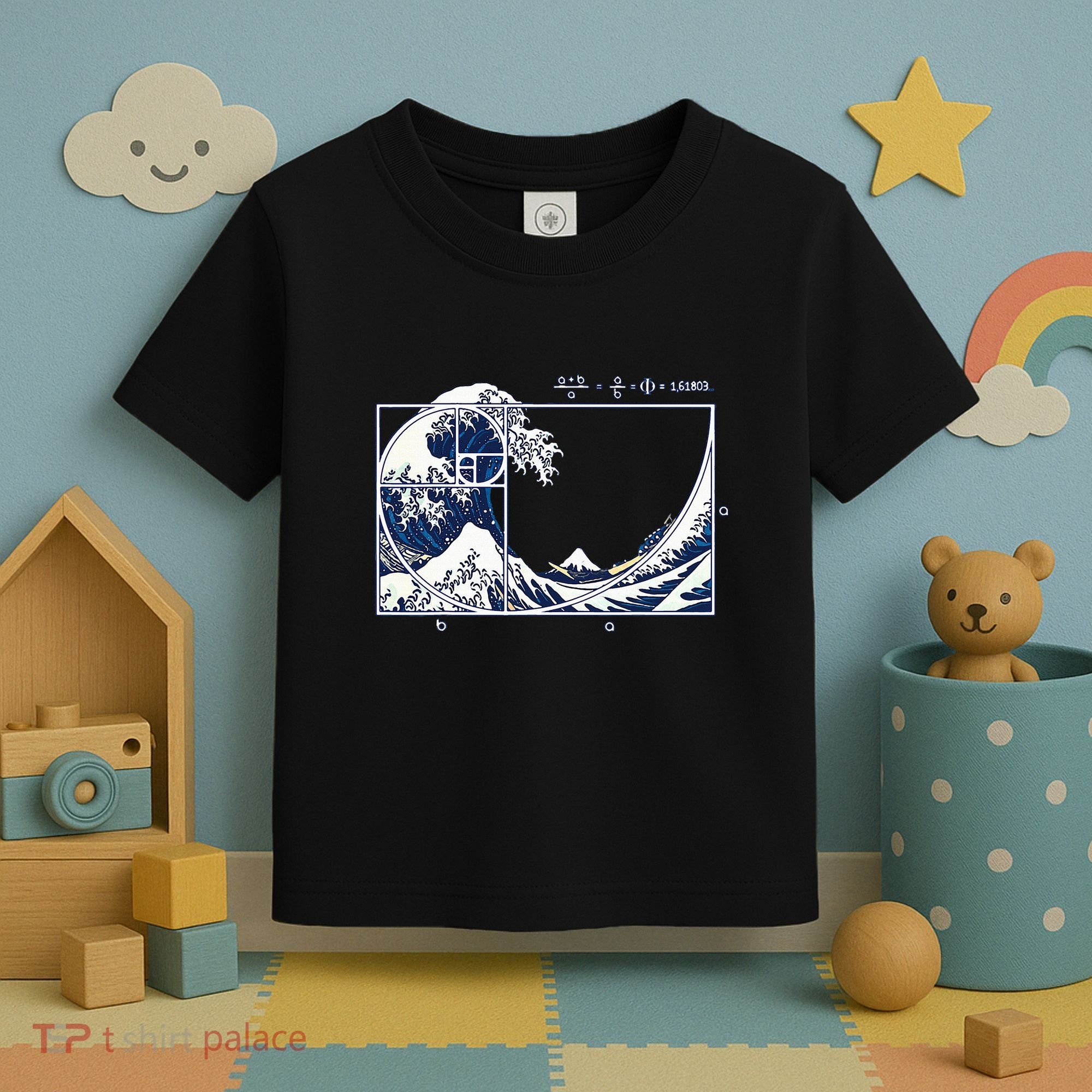 The Great Fibonaccis Waves Toddler T-Shirt