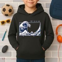 The Great Fibonaccis Waves Kids Hoodie thumb 2