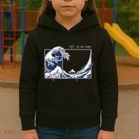 The Great Fibonaccis Waves Kids Hoodie thumb 3