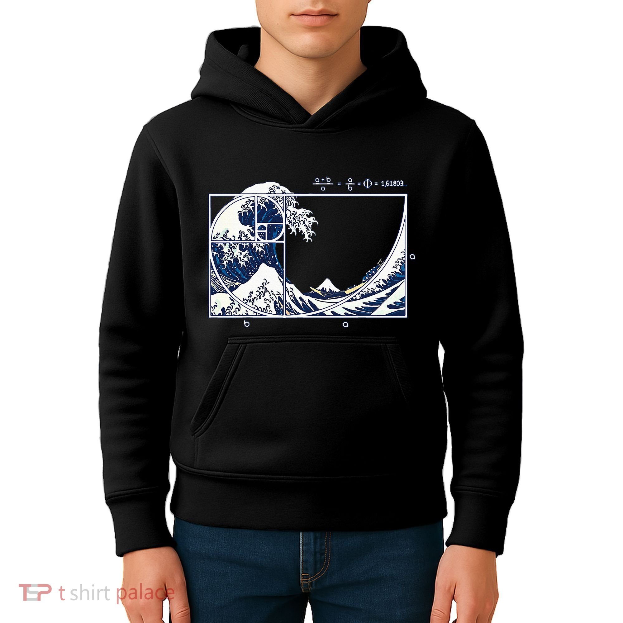 The Great Fibonaccis Waves Kids Hoodie