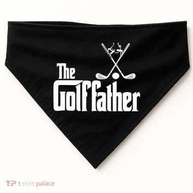 The Golf Father Gift For Dad Fathers Day USA-Made Doggie Bandana
