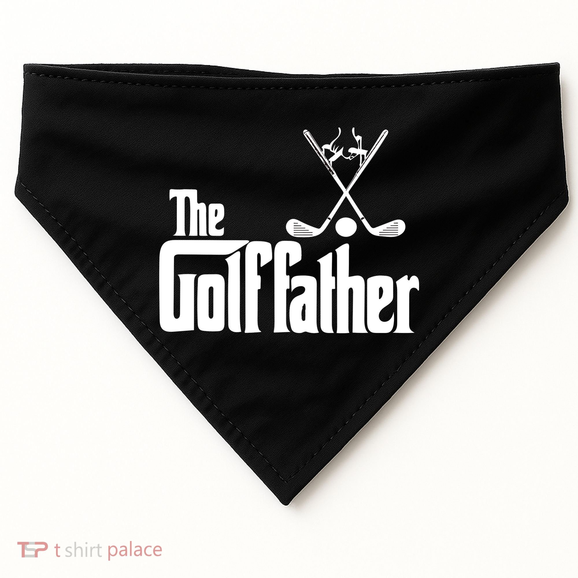 The Golf Father Gift For Dad Fathers Day USA-Made Doggie Bandana