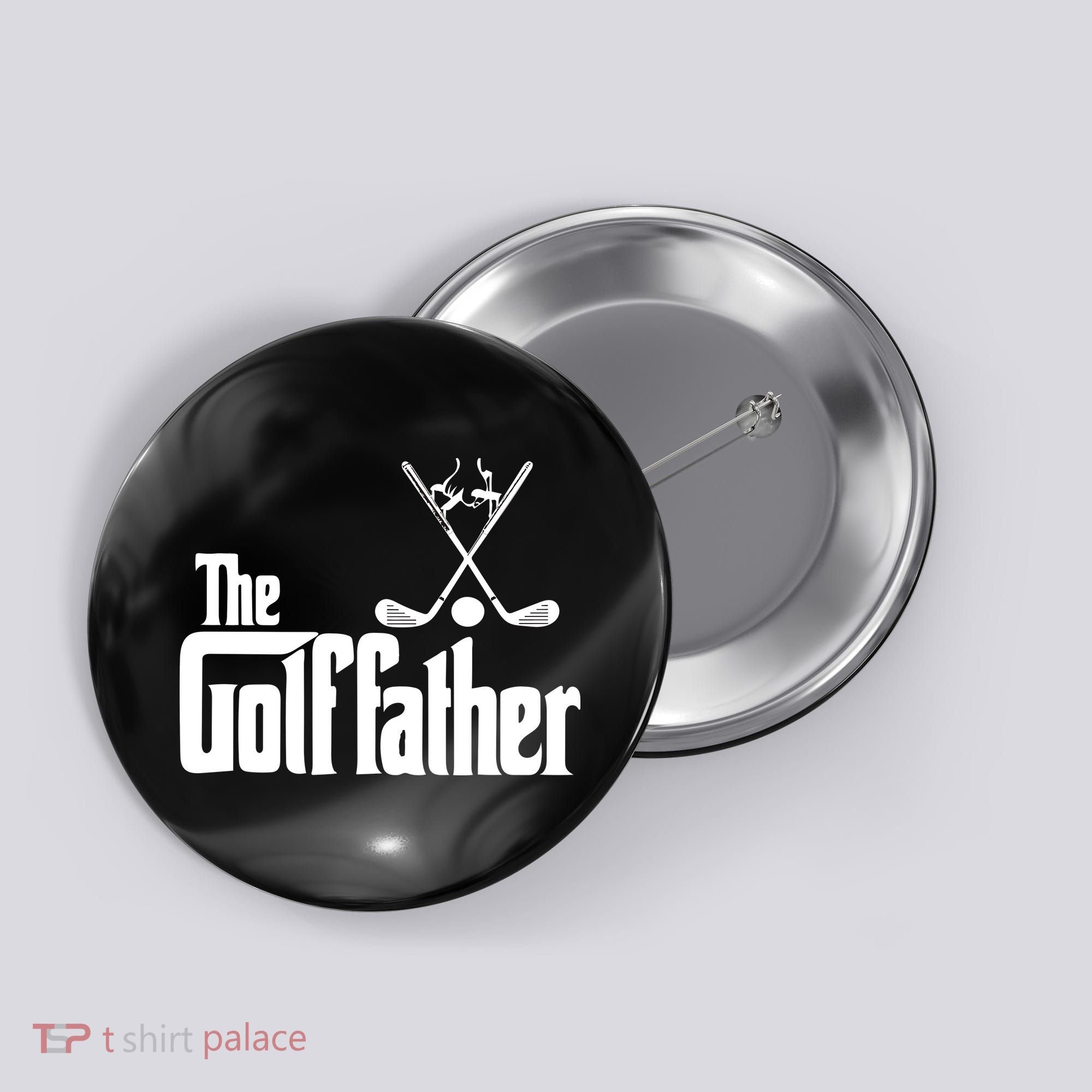 The Golf Father Gift For Dad Fathers Day Button