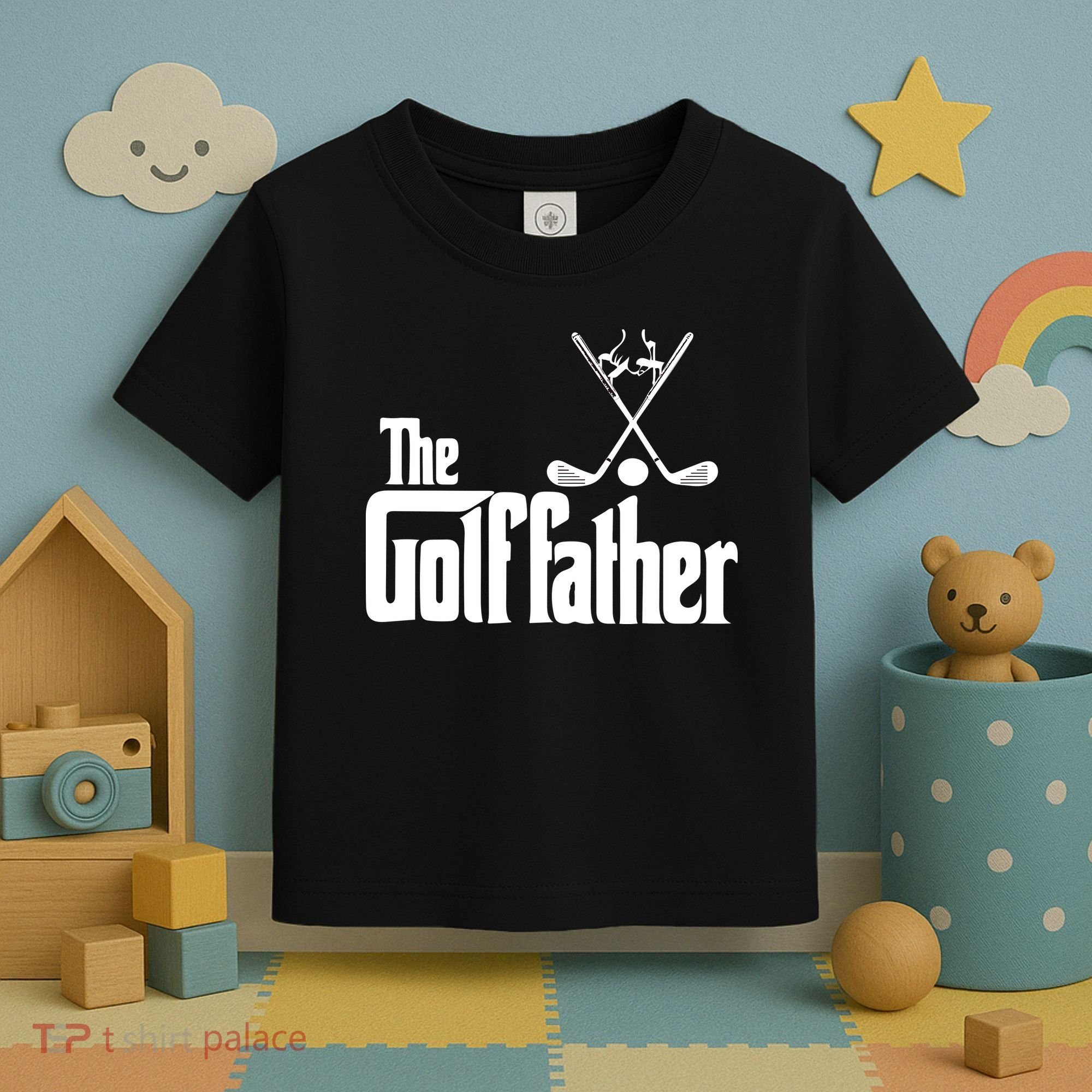 The Golf Father Gift For Dad Fathers Day Toddler T-Shirt