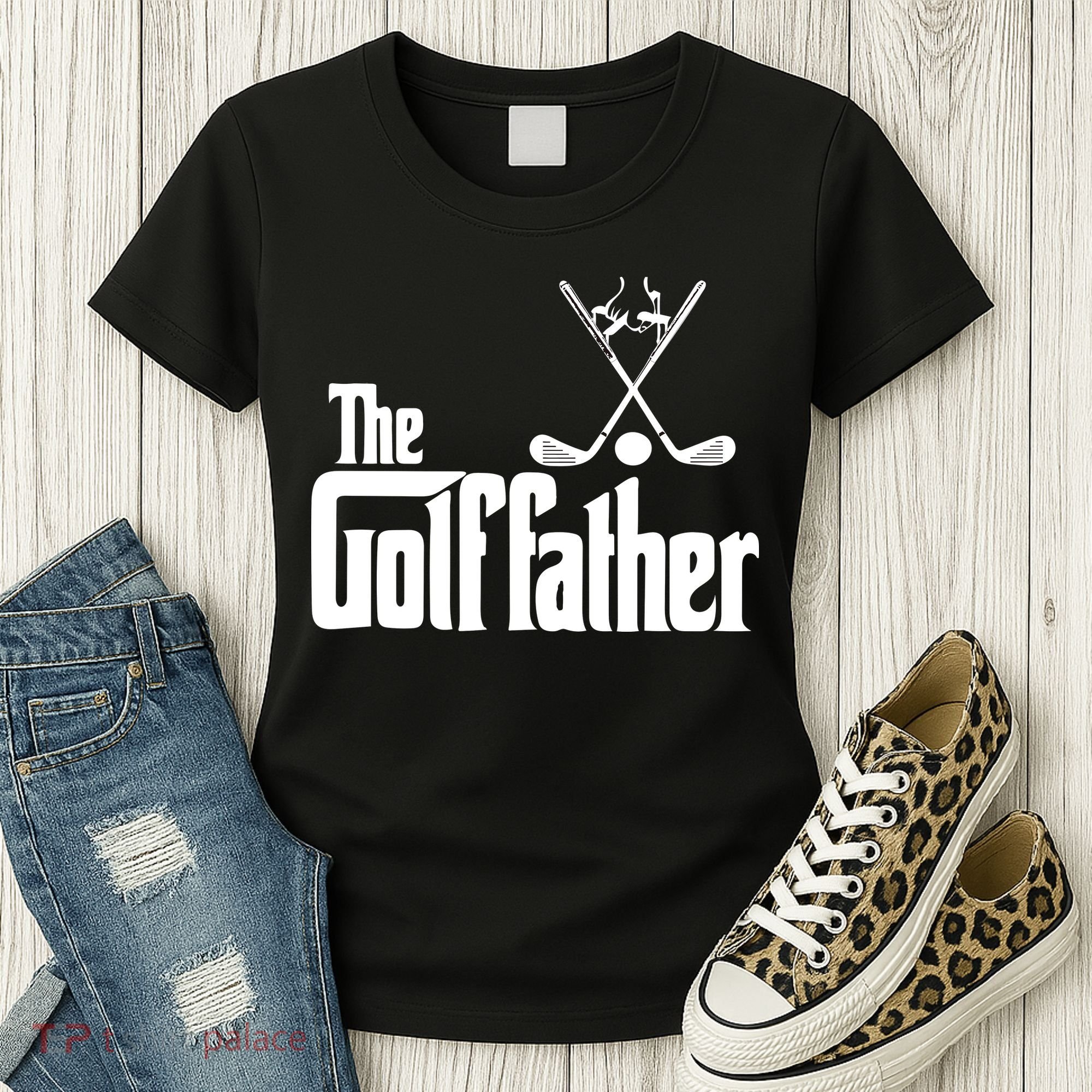 The Golf Father Gift For Dad Fathers Day Women's T-Shirt