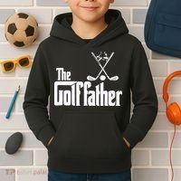 The Golf Father Gift For Dad Fathers Day Kids Hoodie thumb 2