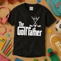 The Golf Father Gift For Dad Fathers Day Kids T-Shirt thumb 3