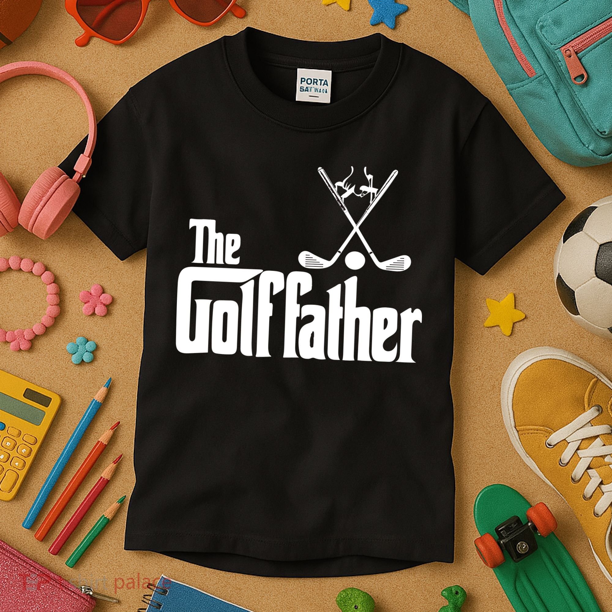 The Golf Father Gift For Dad Fathers Day Kids T-Shirt